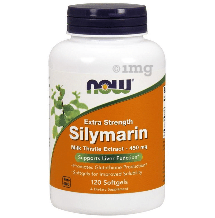 Now Foods Extra Strength Silymarin Milk Thistle Extract 450mg Softgels