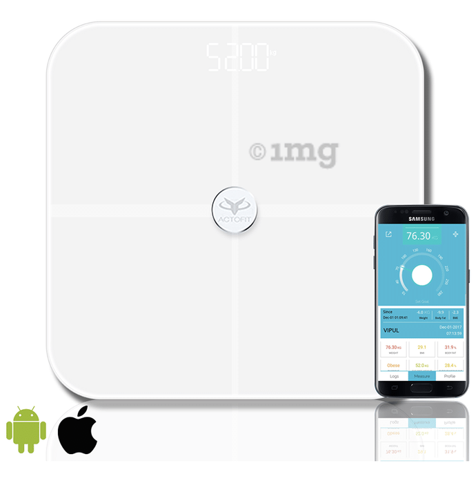 Actofit Smart Scales to Measure 14 Body Composition Vitals with AI Health Coach Body Fat Analyzer