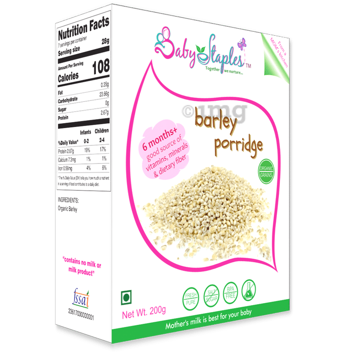 Baby Staples Organic Barley Porridge