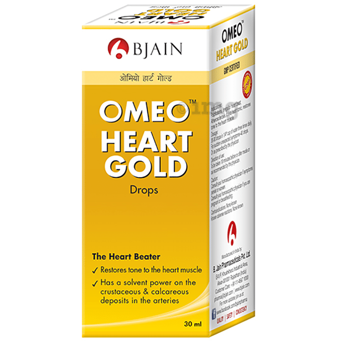 Bjain Omeo Heart Gold Drop
