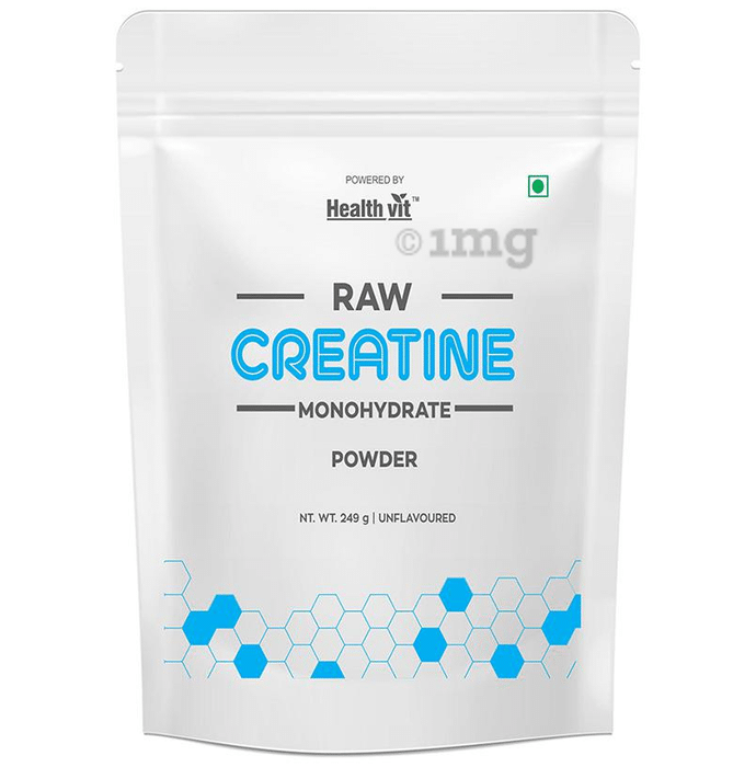 HealthVit Raw Creatine Monohydrate Powder Unflavoured