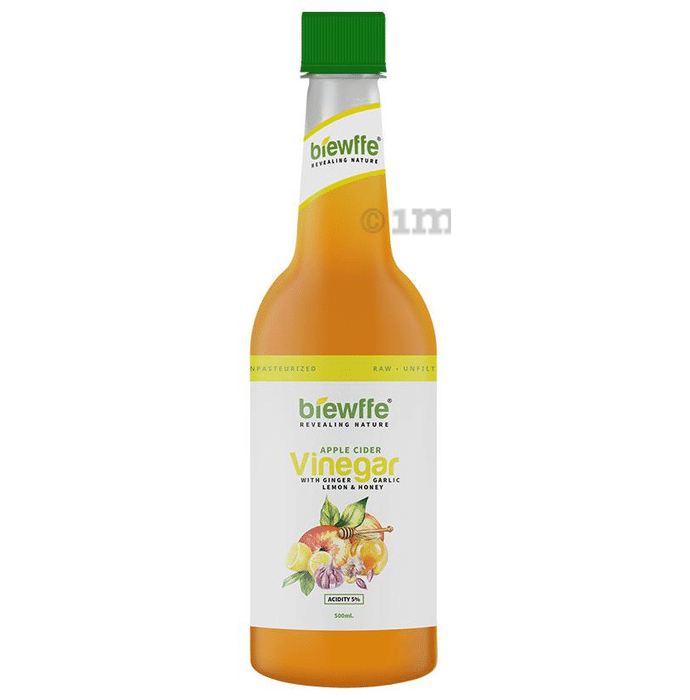 Brewffe Apple Cider Vinegar with Ginger Garlic Lemon & Honey