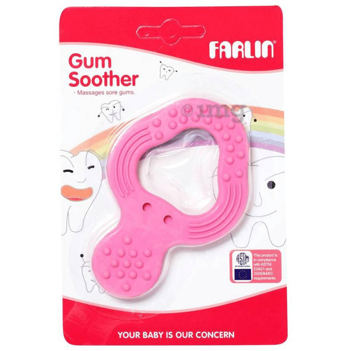 Farlin Gum Soother Pink