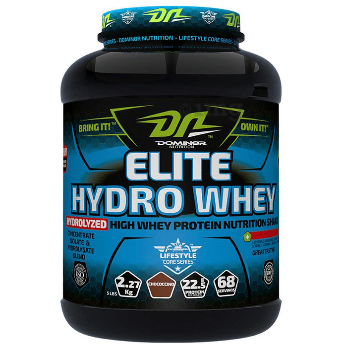 DOMIN8R Elite Hydro Whey Protein Powder Chococcino