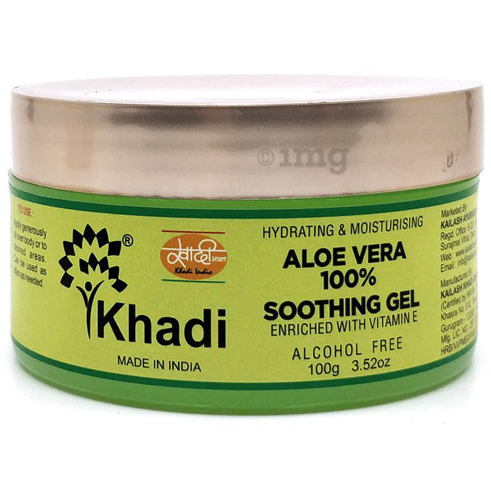 Khadi India Aloe Vera 100% Soothing Gel Regular