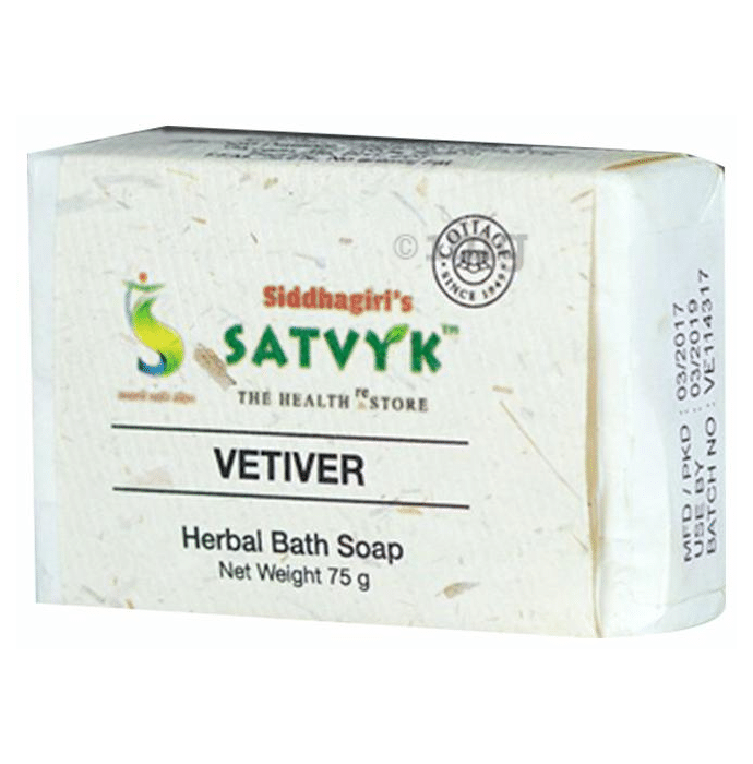 Satvyk Herbal Bath Soap Vetiver