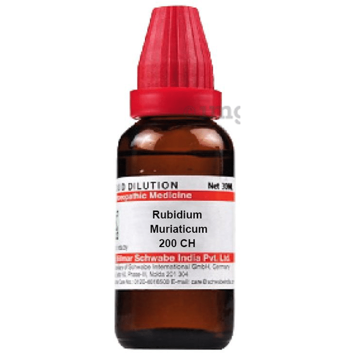 Dr Willmar Schwabe India Rubidium Muriaticum Dilution 200 CH