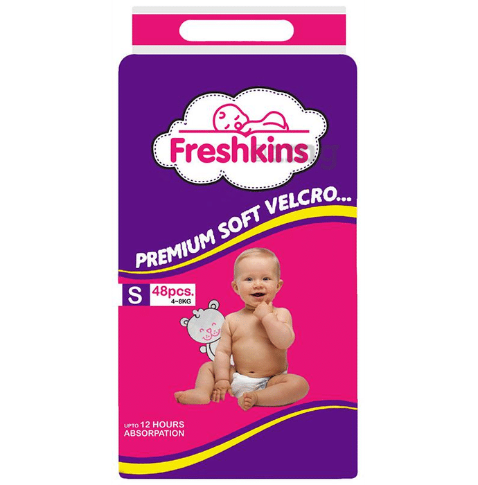 Freshkins Small Premium Soft Velcro Diaper