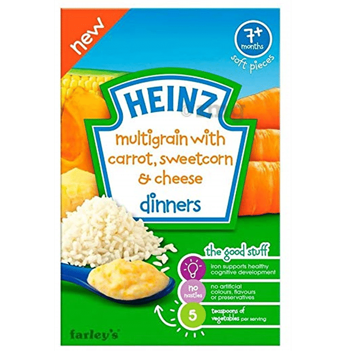 Heinz Multigrain with Carrot, Sweetcorn & Cheese Dinners