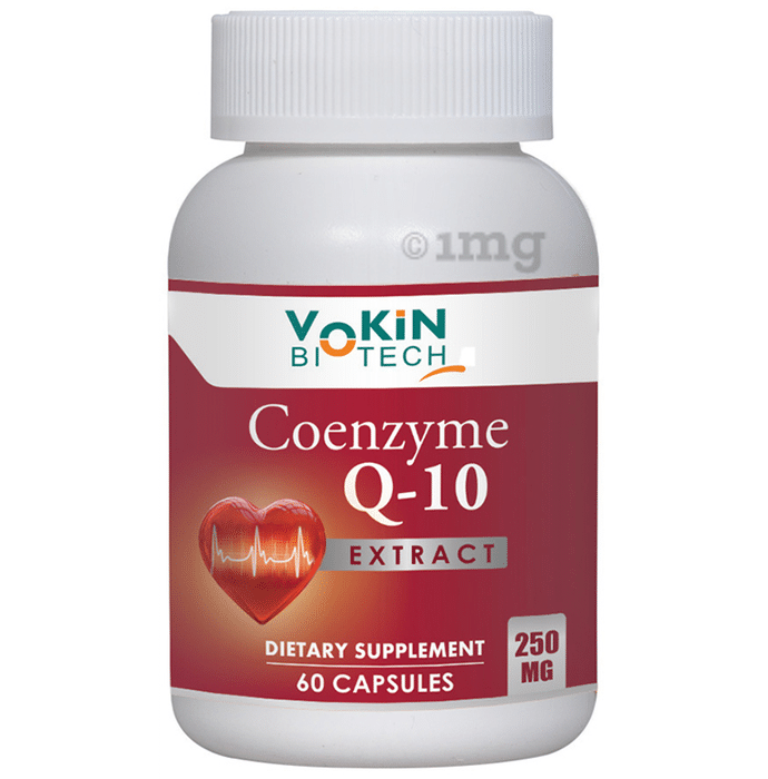Vokin Biotech 100% Natural Coenzyme Q-10 Extract 250mg Capsule