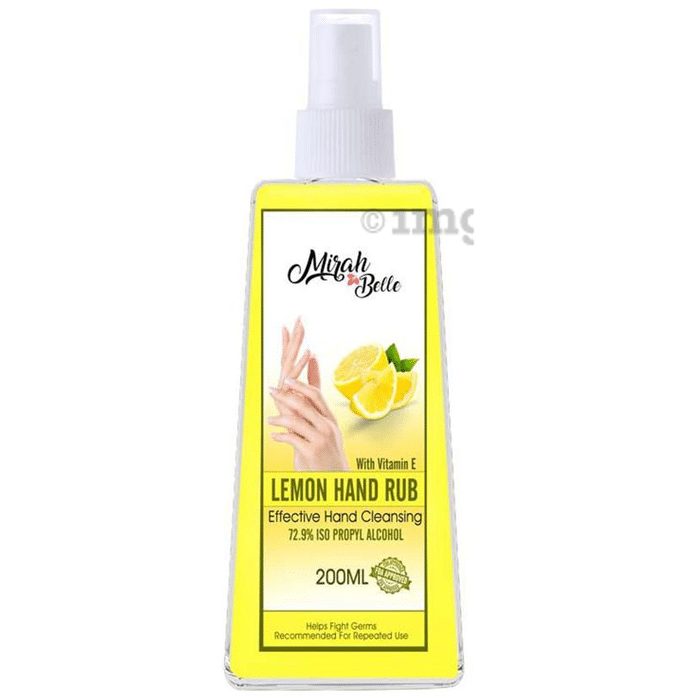 Mirah Belle Hand Rub Spray Sanitizer (200ml Each) Lemon with Vitamin E