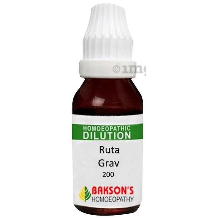 Bakson's Homeopathy Ruta Grav Dilution 200 CH