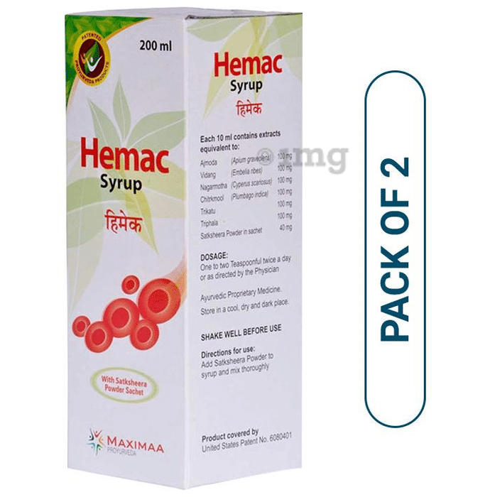 Proyurveda Hemac Hemoglobin  Syrup