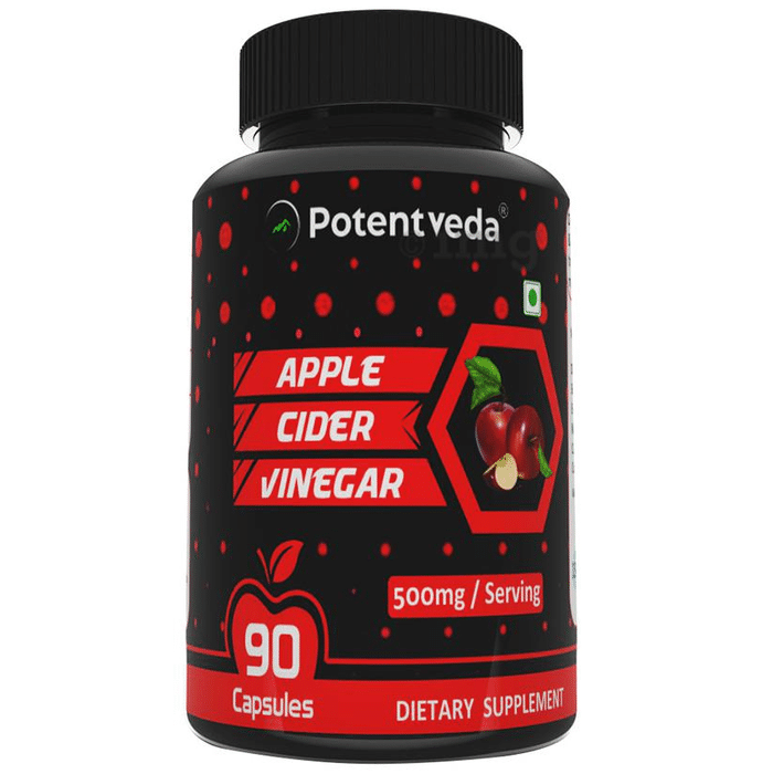 Potentveda Apple Cider Vinegar 500mg Capsule