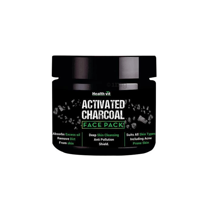 HealthVit Activated Charcoal Face Pack