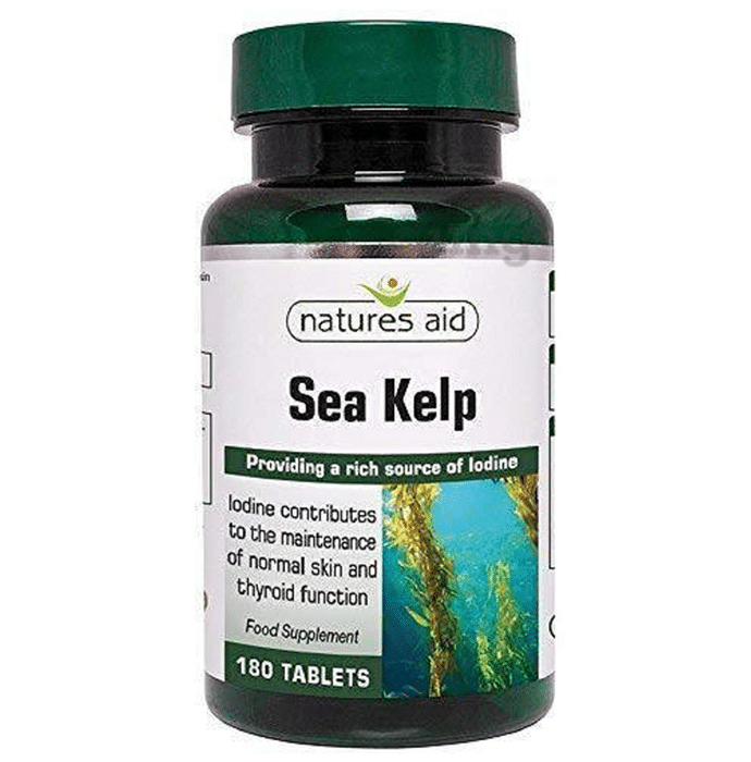 Natures Aid Sea Kelp Tablet: Buy bottle of 180.0 tablets at best price ...