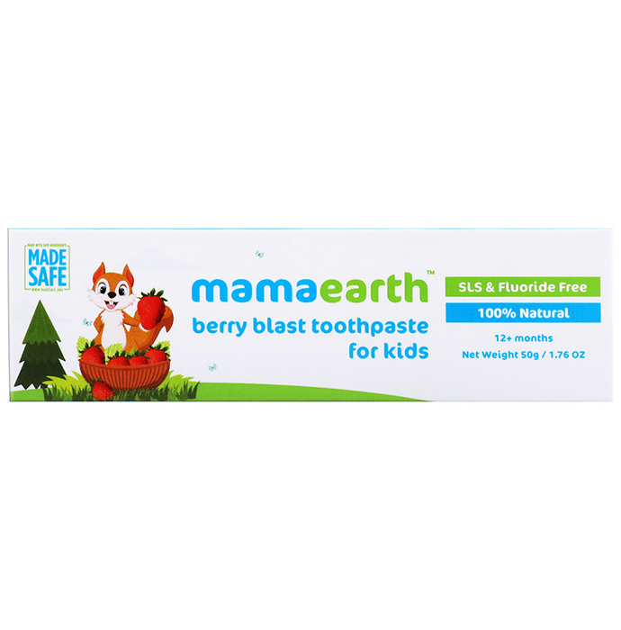 Mamaearth Toothpaste for Kids | Berry Blast 12+ Months