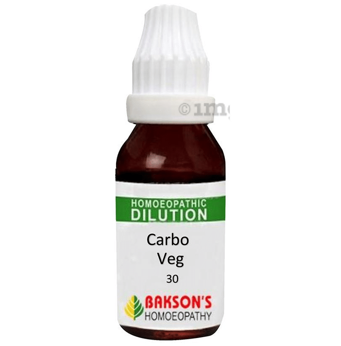 Bakson's Homeopathy Carbo Veg Dilution 30 CH
