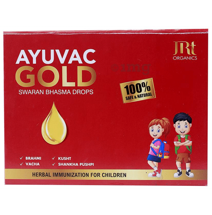 JRt Organics Ayuvac Gold Swaran Bhasma Drop