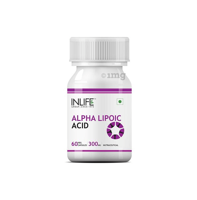 Inlife Alpha Lipoic Acid ALA 300mg For Nerve & Brain Health Capsule