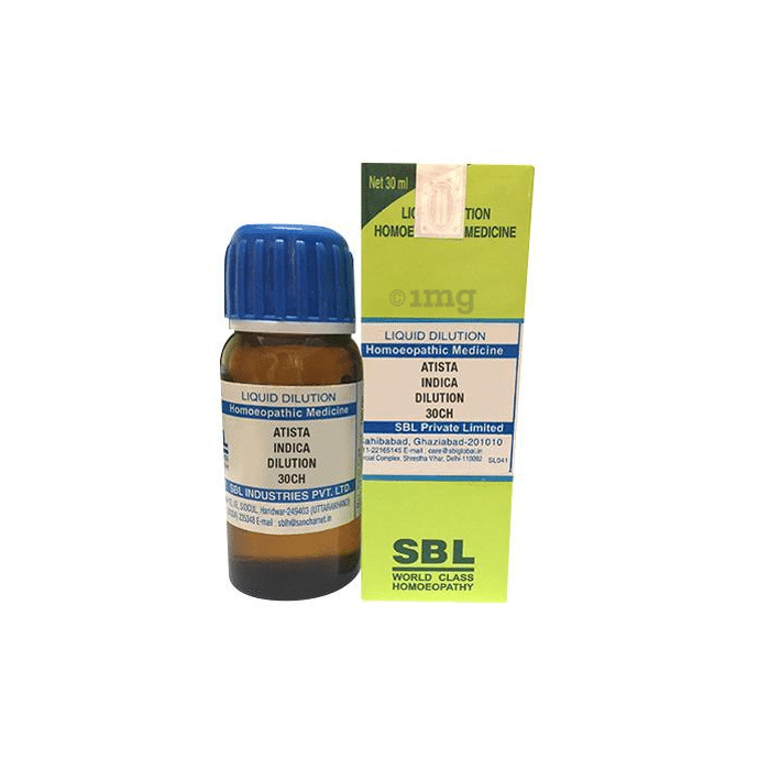 SBL Atista Indica Dilution 30 CH