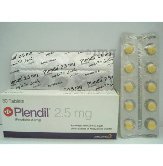 Plendil 2.5mg Tablet ER