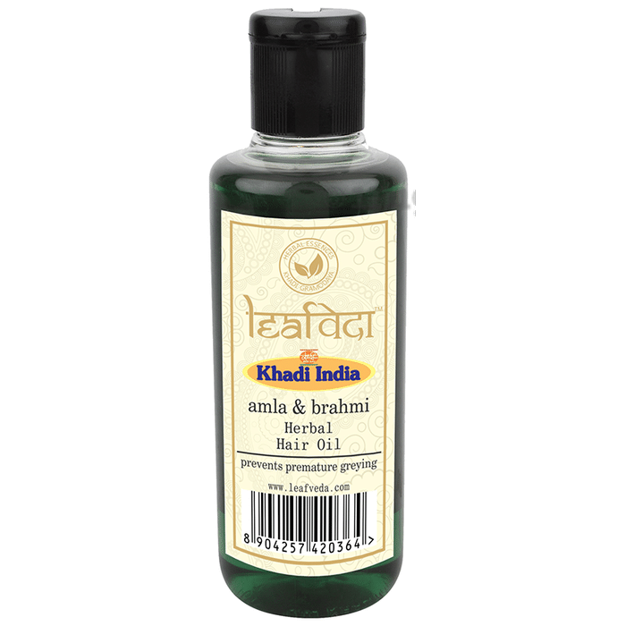 Khadi Leafveda Amla & Brahmi Herbal Hair Oil