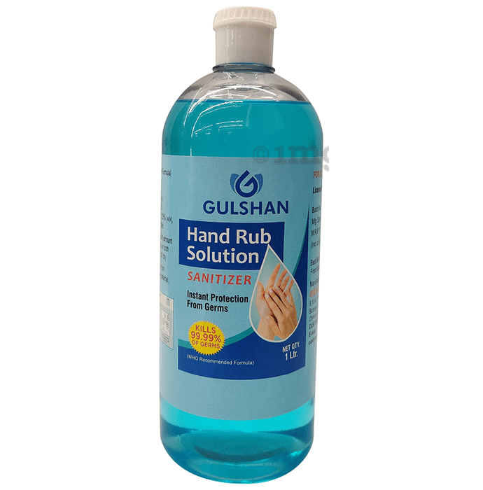 Gulshan Hand Rub Solution Sanitizer (1Ltr Each) with Funnel