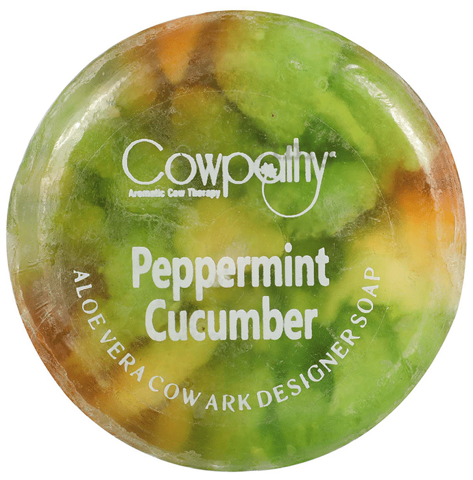 Cowpathy Gau Ark Hand Made Soap Peppermint Cucumber