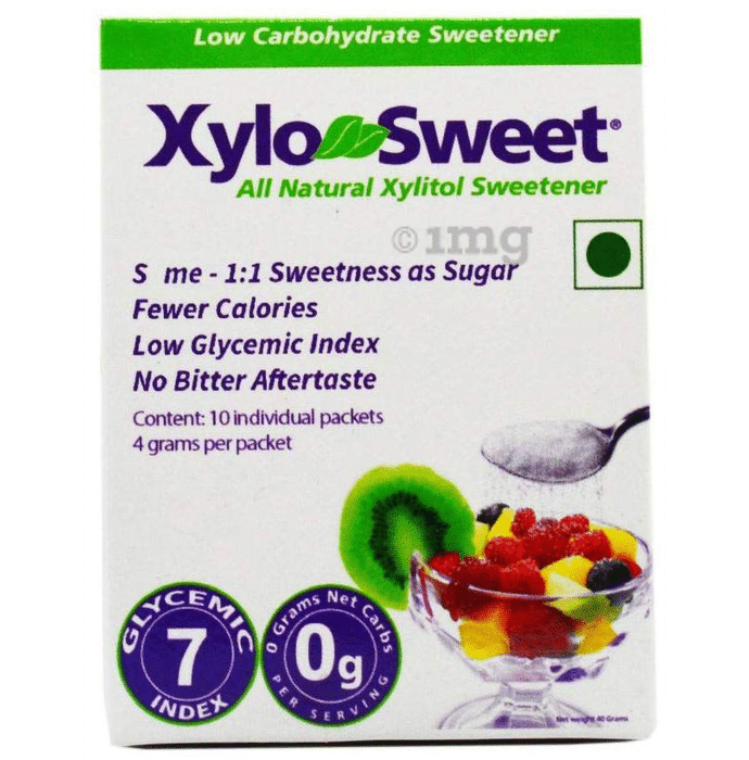 Xlear XyloSweet Xylitol Natural Sugarfree Sweetener Sachet (4gm Each)