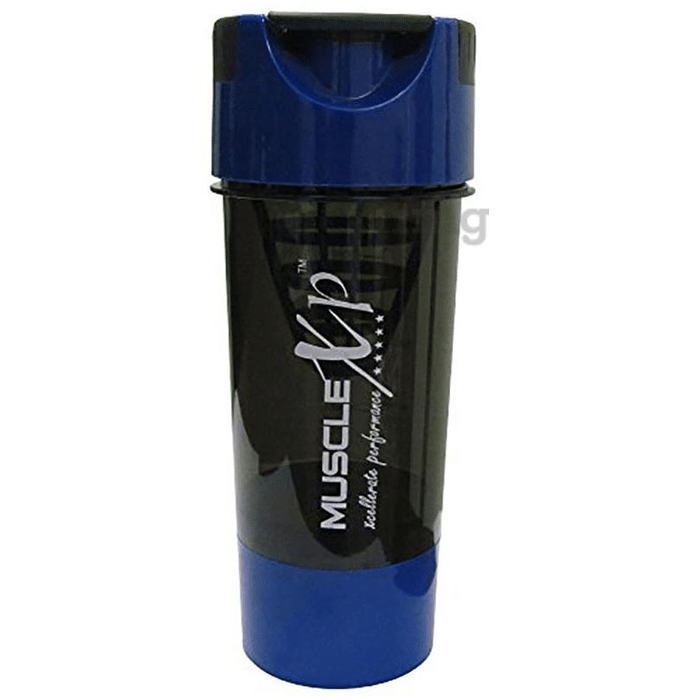 MuscleXP Advanced Mixer Gym Shaker Blue and Black