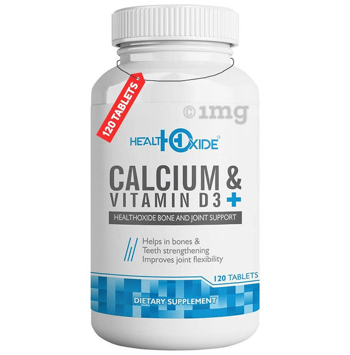 HealthOxide Calcium & Vitamin D3+ Tablet