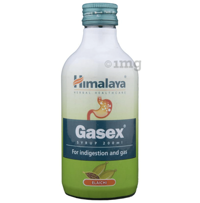 Himalaya Gasex Syrup | Digestive Wellness| Improves Digestion Elaichi