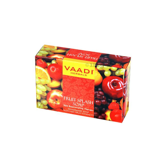 Vaadi Herbals Super Value Pack of 6 Fruit Splash Soap (75gm Each)