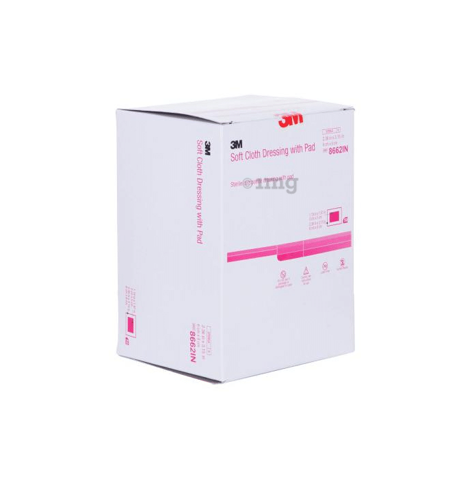 3M Soft Cloth Dressing with Pad 8662A