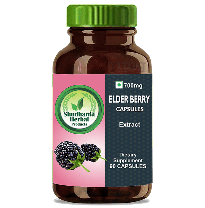 Shudhanta Herbal Elder Berry 700mg Capsule