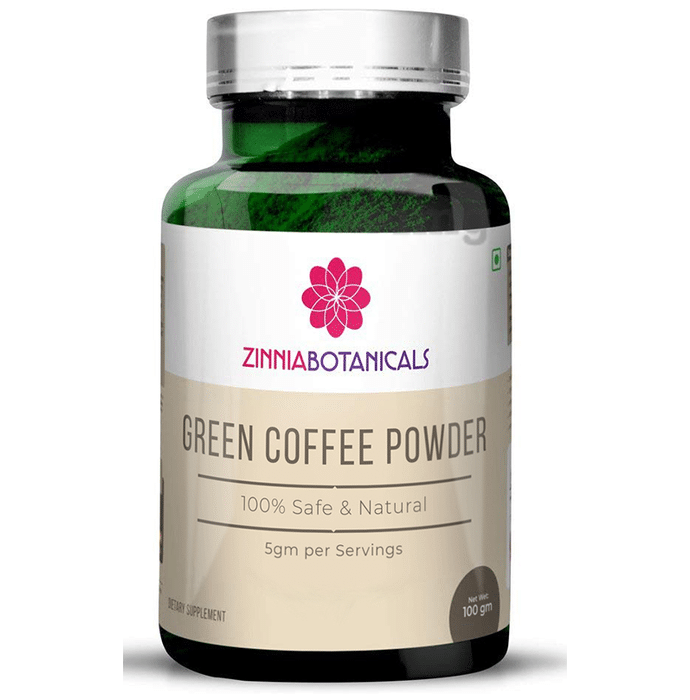 Zinnia Botanicals Green Coffee Bean Supplement Powder