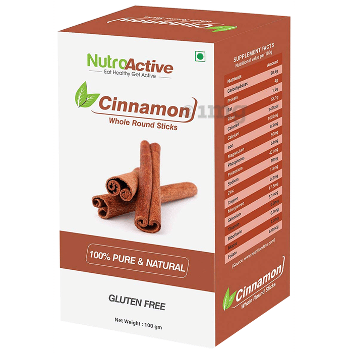 NutroActive Cinnamon Whole Round Sticks