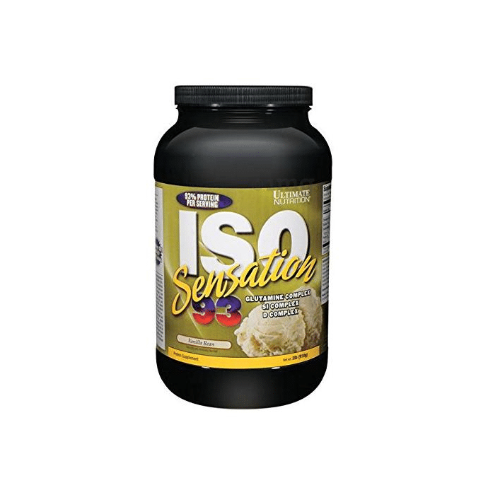 Ultimate Nutrition ISO Sensation 93 Whey Isolate Protein | Flavour Vanilla Bean Powder