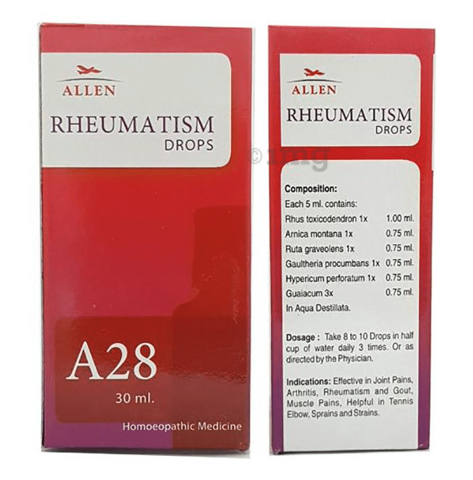 Allen A28 Rheumatism Drop
