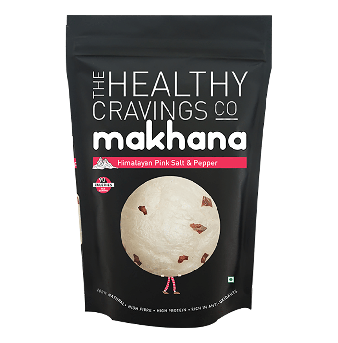 The Healthy Cravings Co Makhana Himalayan Pink Salt & Pepper Pack of 3
