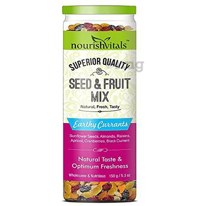NourishVitals Seed & Fruit Mix Earthy Currants