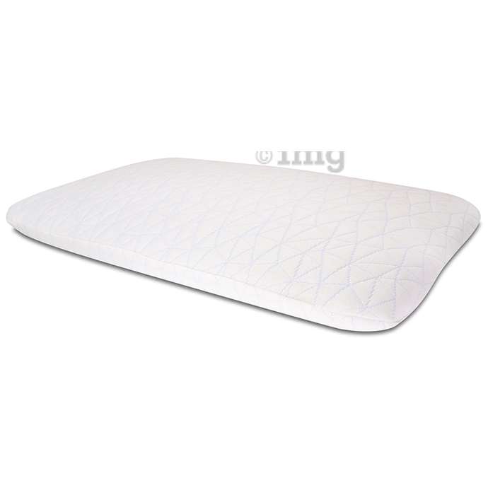 Sleepsia Standard Memory Foam Infused Gel Pillow Medium Bamboo Fabric
