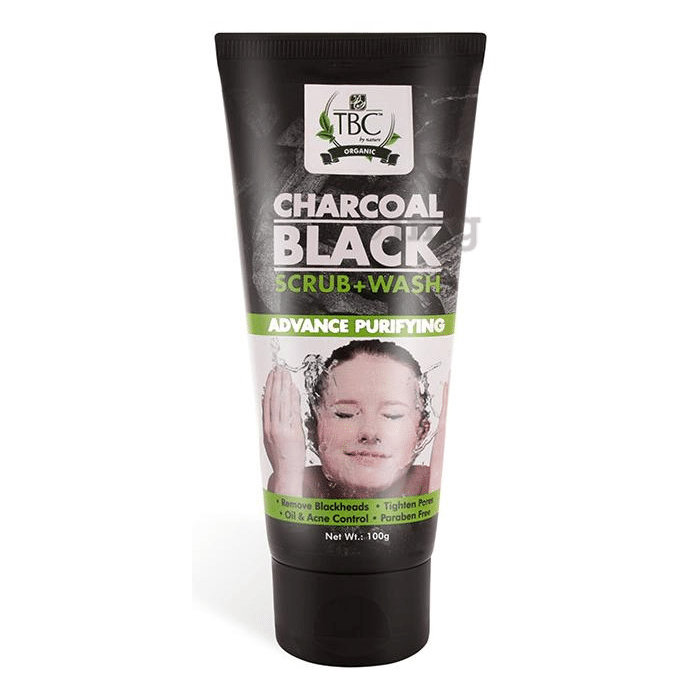 TBC Charcoal Black Scrub+Wash