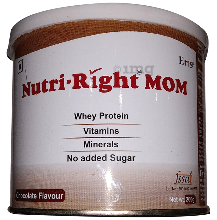 Nutri-Right Mom with Whey Protein, Vitamins & Minerals | Flavour Powder Chocolate