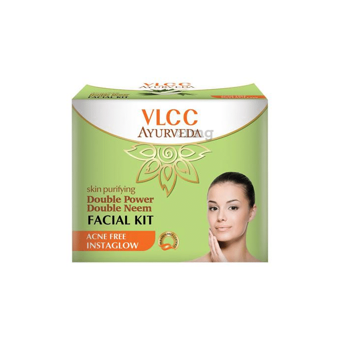 VLCC Ayurveda Skin Purifying Double Power Double Neem Facial Kit