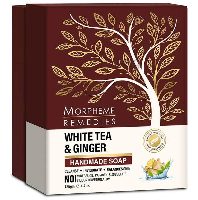 Morpheme Remedies White Tea and Ginger Handmade Soap