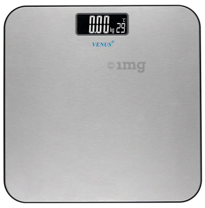 Venus Prime Lightweight ABS Digital/LCD Personal Health Body Weight Weighing Scale SS Steel