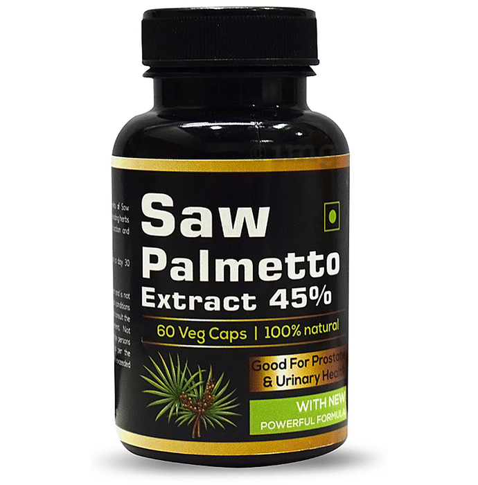 Perennial Lifesciences Saw Palmetto 45% Extract Veg Capsule