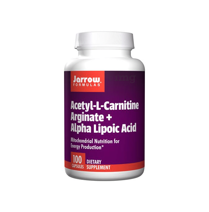 Jarrow Formulas Acetyl-L-Carnitine Arginate + Alpha Lipoic Acid Capsule | For Energy Production